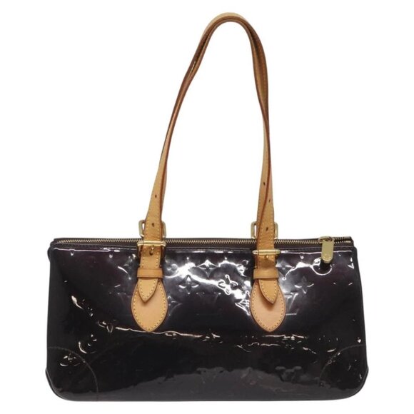 LOUIS VUITTON Monogram Vernis Rosewood Avenue Bag Amarante - Picture 2 of 15